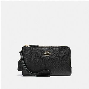 New Coach double zip wallet